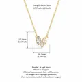 Minimalist copper gold necklace with marquise cut stones smile design pendant - Marquise Cut Three-Stone Necklace / Gold