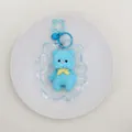Jouet de décompression squishy ours bleu en silicone à rebond lent, modèle mignon - Ours à Cape / Bleu