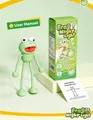 Adjustable green frog LED night light ornament including packaging box and manual - Frog / Green