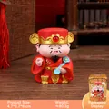 God of Wealth mini figurine Chai Rong variant for desk decoration with gift box - 2nd Gen - Chai Rong