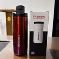 Isolierter 304 Edelstahl-Kaffeebecher mit rotem Farbverlauf und Verkaufsbox - 510ml / Roter Farbverlauf