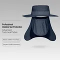 Professioneller marineblauer Sonnenschutzhut für draußen mit 360-Grad-Gesichts- und Nackenschutz - 3-in-1 Multifunktionaler Stil (XMZ236) / Einheitsgröße / Marineblau