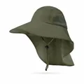 Professioneller armee-grüner Sonnenhut mit breiter Krempe und Nackenschutz zum Angeln - Stil mit Breiter Krempe und Nackenschutz (XMZ210) / Einheitsgröße / Armeegrün
