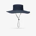 Dunkelblauer Outdoor-Fischerhut mit 13 cm breiter Krempe, wasserfest und schnelltrocknend - 13cm Extra Breite Krempe Stil (XMZ77) / Einheitsgröße / Marineblau