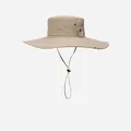 Khaki Sonnenhut mit breiter Krempe zum Angeln, wasserabweisend und schnell trocknend - 13cm Extra Breite Krempe Stil (XMZ77) / Einheitsgröße / Khaki
