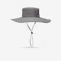 Hellgrauer Sonnenhut für Herren mit 13 cm breiter Krempe, schnelltrocknend und wasserdicht - 13cm Extra Breite Krempe Stil (XMZ77) / Einheitsgröße / Hellgrau