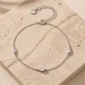 Armband aus S925 Sterlingsilber mit funkelnden Zirkoniasteinen im Marquise-Schliff. - 925er Silber / Platinfarbe (BRS3991)