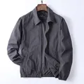 Chaqueta de trabajo para hombre estilo vintage americano clásico en algodón lavado - S / Parte Superior (279B) / Gris oscuro