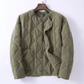 Chaqueta forro acolchada M65 vintage verde oliva, ropa de abrigo informal retro acolchada - S / Tops / Verde Militar
