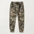 Klassische Outdoor-Camouflage-Cargohose für Herren aus Baumwolle mit integriertem Gürtel - S / Unterteile / Wüstentarnung