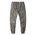 Pantaloni jogger grigi retrò da uomo con coulisse elastica in vita e polsini - Taglia S / Pantaloni e gonne / Verde Militare Chiaro