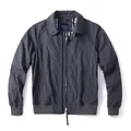 Giacca casual da uomo in stile vintage americano in grigio scuro con colletto classico chic - Grigio scuro