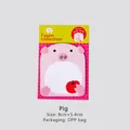 Cute cartoon pink pig shaped self-adhesive sticky notes for student message memo - Pig