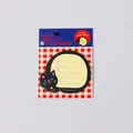 Cat shaped cartoon animal sticky notes for students, 8cm x 5.4cm memo pad stationery - Cat