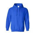 Premium solid royal blue fleece pullover hoodie in a comfortable European fit - Sapphire Blue