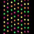 Fluorescent neon star paper garland hanging decoration for kids birthday party, 4m - Standard Star Paper Garland / 4 Meters