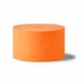 Vibrant orange crepe paper streamer roll for birthday party and festive ceiling decoration - Crepe Paper Streamer / Neon Orange