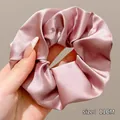 Coletero grande de satén rosa para mujer con medida de tamaño 11 cm - 11cm / Rosa intenso