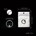 Professioneller starker Cat-Eye-Nagelmagnet-Ring mit Abmessungen und Verkaufsverpackung - Kleiner Ringmagnet / Silber