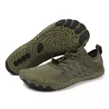 Breathable olive green quick-dry outdoor water shoes with non-slip rubber sole for swimming - 38 / Army Green (A608)
