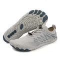 Lightweight grey water shoes with non-slip rubber sole for beach surfing and diving activities - 38 / Gray (A608 Gray)
