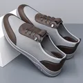 Chaussures en maille respirante pour hommes, marron et gris, style décontracté - 38 / Style 1179 / Gris