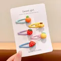 Set of 5 cute fruit-themed hair clips with colorful berry and vegetable designs - Fruit 5-Piece Set (1#) / Five-Piece Set