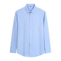 Chemise boutonnée professionnelle bleu clair à manches longues pour hommes slim fit - 38 / Hauts / Bleu ciel