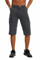Dark grey men's outdoor water-repellent cargo shorts featuring multi-pocket utility design - M / Bottoms / Dark Gray