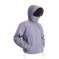 Chaqueta de protección solar ligera con capucha y tejido fresco para hombre y mujer - XS / Tops / Violeta Claro