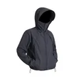 Chaqueta ligera de protección solar gris antracita con capucha para el exterior en verano - XS / Tops / Negro