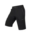 Premium black men's quick-dry sports cargo shorts featuring multiple secure zipper pockets - S / Bottoms / Black
