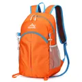 Mochila deportiva ligera naranja y azul de gran capacidad para senderismo y ciclismo - 20-35L / Naranja