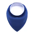 Bavoir bandana absorbant en pur coton de couleur bleu foncé pour nouveau-né - Bleu