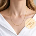 Elegante collana in argento 925 placcato oro 18K catena Yuanbao 1.0mm lunghezza 40+5cm - Ingot Chain with Extension / 40cm+5cm / 1.0mm Thickness