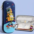 Astuccio EVA robot skateboard 3D, borsa per cancelleria impermeabile di grande capacità - Robot skateboard / 23x10x5cm