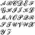 Set completo di 26 toppe ricamate con alfabeto inglese nero per vestiti fai-da-te - Set Completo 26 Lettere A-Z