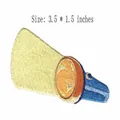 Flashlight iron-on embroidered patch for clothing DIY decoration, size 3.5 x 1.5 inches - Flashlight Style (HS1203002) / 1 Piece