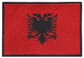 Albania flag embroidered patch for DIY clothing and bag decoration - Albania Flag Style (2B)