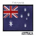 Toppa ricamata con bandiera australiana per decorazione fai-da-te di abiti e borse - Australia Flag Style (9B)