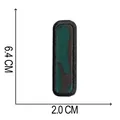 Vista dettagliata della toppa ricamata mimetica lettera I con misure 6,4 cm x 2,0 cm - Lettera I (A004)