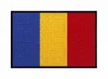 Toppa ricamata di alta qualità della bandiera nazionale del Ciad da 3 pollici per vestiti - Stile Bandiera Ciad (34B) / 3 Pollici di Larghezza