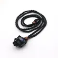 Minimalist natural crystal stone pendant necklace with black braided rope and wood beads - Lapis Lazuli