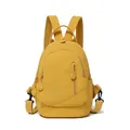 Leichter gelber Nylon-Multifunktionsrucksack für Damen, idealer Outdoor-Freizeitstil - Gelb