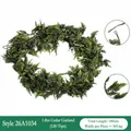 Realistic 1.8m Norfolk pine artificial Christmas garland for festive home wall decoration - Long Fir Garland / 120 Branches