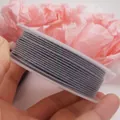 Corda intrecciata in cotone grigio anelastico di alta qualità per creazione gioielli fai da te - 1.2mm / Grigio (07#)