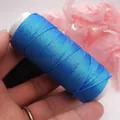 Professionelle 0,5 mm hellblaue flache gewachste Schnur für DIY-Schmuckweberei Projekte - Himmelblau 75846