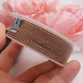 Bobina di cordino intrecciato in cotone marrone 1,2 mm per creazione di gioielli e hobby - 1.2mm / Marrone (09#)