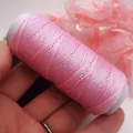 Hochwertige 0,5 mm rosa gewachste Schnur für die DIY-Schmuckherstellung und zum Basteln - Pfirsichrosa 75848