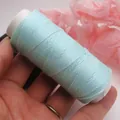 0,5mm hellblaues Phantomwolke-Flachwachsgarn für handgemachte DIY-Schmuckarmbänder - Blasscyan 75851